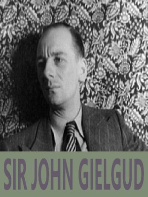 cover image of Sir John Gielgud